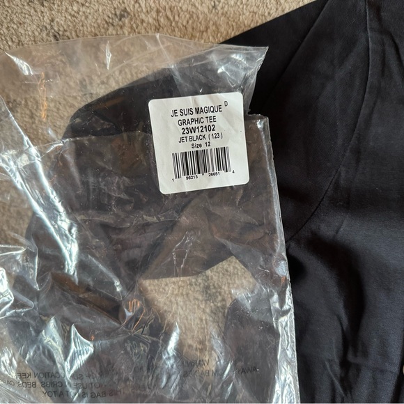 BNWT Tea Collection Je Suis Magique Graphic Tee Girls Size 12 - Picture 5 of 5